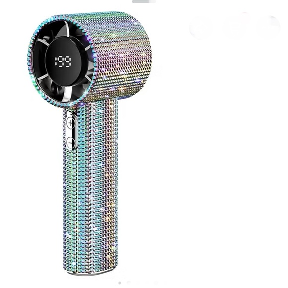 Other - Rhinestone Portable 4-Speed cooling fan